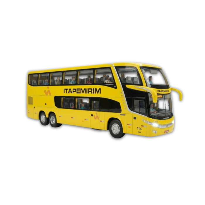 Miniatura Ônibus Marcopolo G7 1800 DD "Itapemirim" - Escala 1/14 (Controle Remoto)
