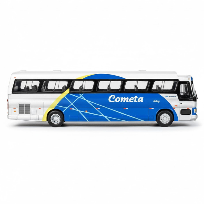 Miniatura Ônibus Scania CMA Flecha Azul VII "Cometa Halley" - Escala 1/24 (Controle Remoto)