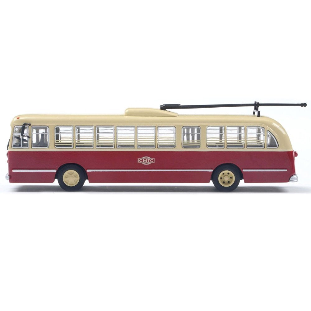Miniatura Ônibus Pullman Westinghouse "CMTC" - Vermelho/Bege - Escala 1/24 (Controle Remoto)