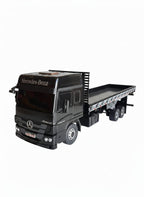 Miniatura Mercedes-Benz Atego 2429 Carroceria Preta (Escala 1/24)