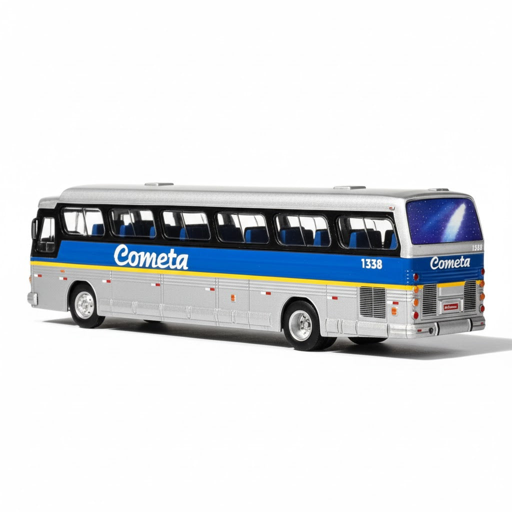 Miniatura Ônibus Scania CMA Flecha Azul VII "Cometa Fretamento" - Escala 1/14 (Controle Remoto)